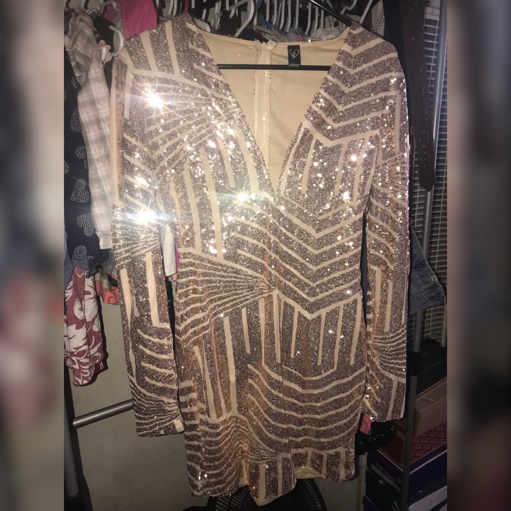 Rose gold Windsor dress